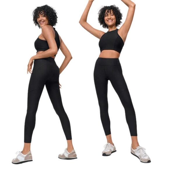 Outdoor Voices Leggings XS Warmup Mid Rise 7/8 Length Gym Work Out Athleisure - Picture 2 of 9